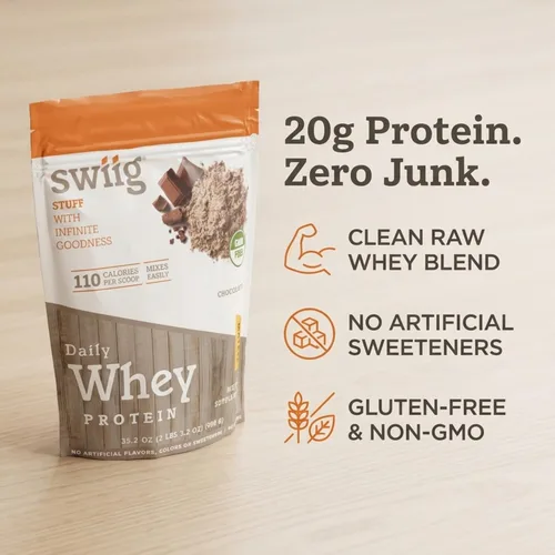 Miniatura 3 de swiig Daily Whey Protein Matrix (chocolate, 2.2 lb)