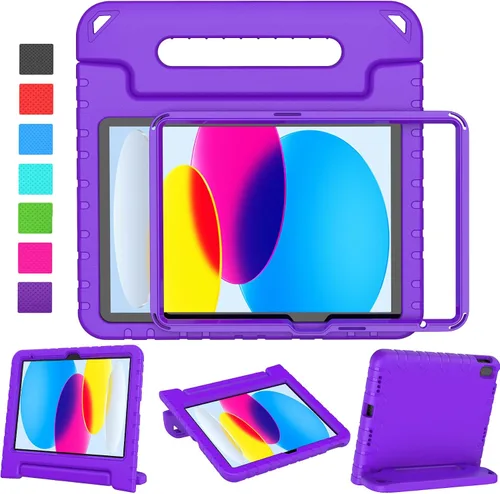 Miniatura 14 de LTROP Funda para Niños para iPad de 11ª Generación (A16) 2025/10ª Generación (10.9 pulgadas, 2022) con Protector de Pantalla, Funda con Mango