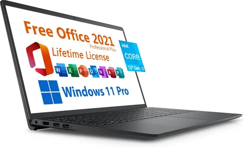 Miniatura 2 de Dell Computadora portátil Inspiron 15 2024, Microsoft Office 2021 gratuito con licencia de por vida, FHD de 15.6 pulgadas 1920 x 1080, Intel 6-Core