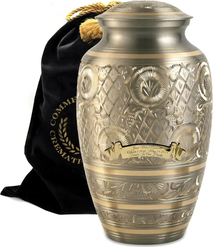 Miniatura 25 de Commemorative Cremation Urns for Human Ashes Adulto Hombre y Mujer – Urnas de cremación personalizadas decorativas bellamente hechas a mano