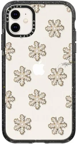 Miniatura 99 de CASETiFY Impact - Funda para iPhone 11 - Flower Power Retro - Negro Transparente