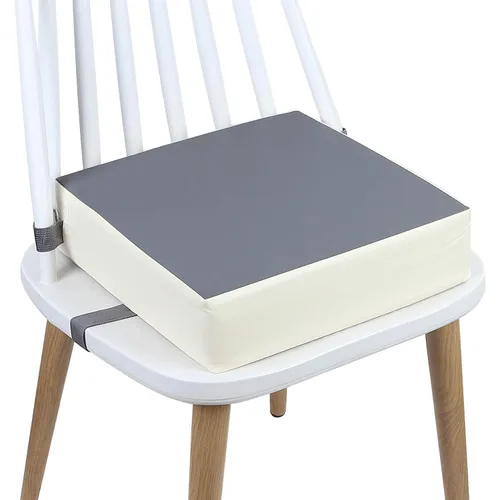 Miniatura 10 de Asiento elevador para niños o niñas, con hebilla de seguridad, lavable, de poliuretano, con 2 correas, para mesa de comedor, cojín elevador