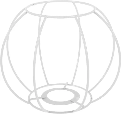 EXCEART Marco de pantalla de lámpara de metal, marcos vintage para proyectos de iluminación de bricolaje y decoración del hogar