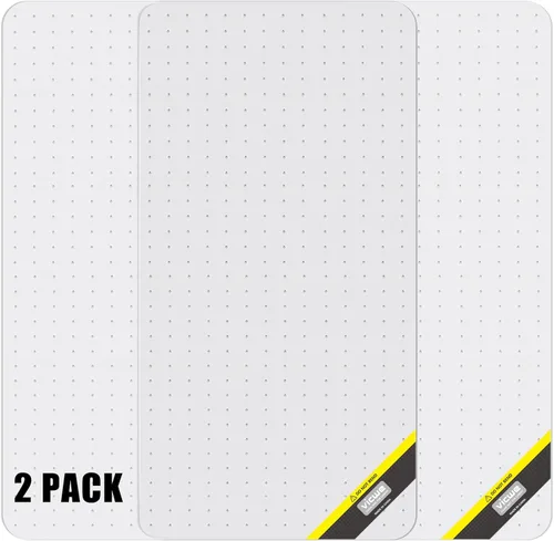 Miniatura 13 de Vicwe Tapete para Silla de Oficina para Alfombra, 32'' x 55'' Tapete para Silla de Escritorio de Computadora para Pisos Alfombrados, Tapete Duro
