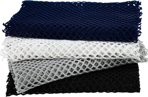 4 piezas de red africana de baño de esponja exfoliante corporal de poliéster para limpieza corporal de ducha, exfoliante de espalda, paño de baño