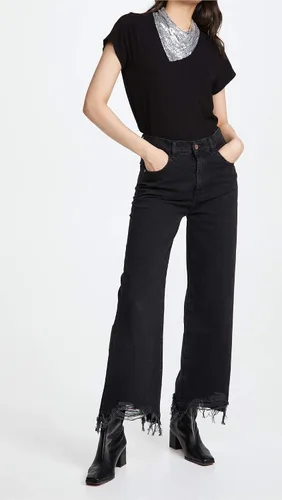 Miniatura 5 de DL1961 Jeans Hepburn de pierna ancha y tiro alto para mujer