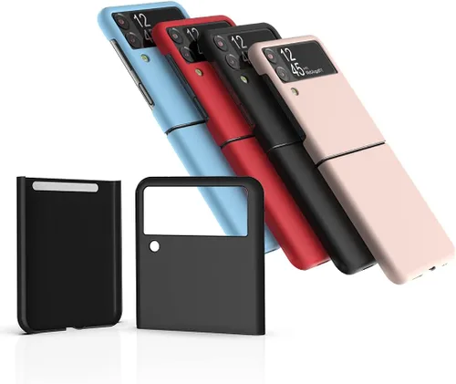 Miniatura 6 de Cresee Funda para Samsung Galaxy Z Flip 3 5G 2021, Slim Fit Matte PC Cover Phone Case para Galaxy Z Flip3 - Negro