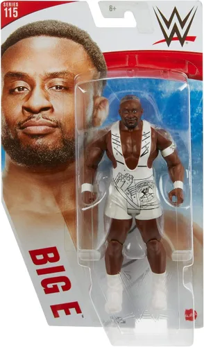 Miniatura 5 de WWE Big E - Figura de acción de la serie 115, figura de acción posable de 6 pulgadas, coleccionable para edades de 6 años en adelante