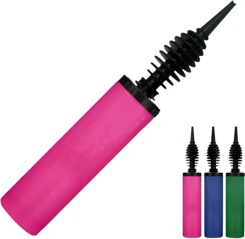 Balloon Pump, Inflator for Balloons, Toy Blower, Foil and Confetti Professional Pumper, Dual Action Hand Air Pump for Balloons. Vino