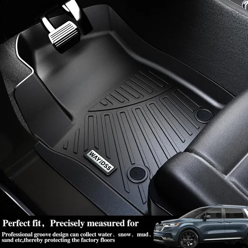 Miniatura 3 de Alfombrillas de Piso para Kia Carnival 2022 2023 2024 2025 8 Asientos (No para Híbrido y Prestige) con Alfombrilla de Maletero Compatible con LX