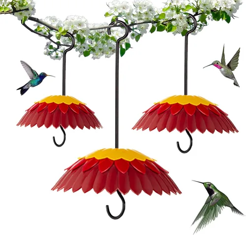 Miniatura 9 de Cubierta protectora para comedero de pájaros, cúpula skaithee de 8 pulgadas, deflector de comedero de pájaros para exteriores con gancho de pastor
