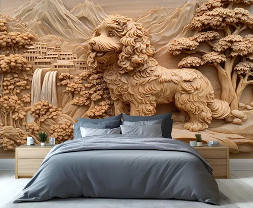 Miniatura 21 de Papel tapiz de pavo real, murales de pavo real de lujo, papel tapiz retro en relieve floral para niños y niñas, decoración de pared de dormitorio