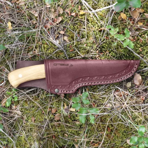 Miniatura 8 de iFIELD Cuchillo de caza deportivo para entrenamiento, hoja MOVA de 4 pulgadas en acabado satinado, hoja total de 8.5 pulgadas, virola de acero