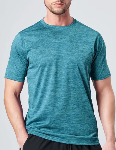 Miniatura 3 de Paquete de 5 camisetas de manga corta, con cuello redondo y de secado rápido para hombre, camisetas deportivas para correr, entrenar o ir al gimnasio