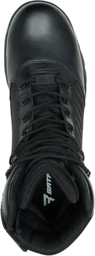 Miniatura 6 de Bates Botas tácticas deportivas 2 altas con cremallera compuesta para hombre, botas militares y tácticas, Negro