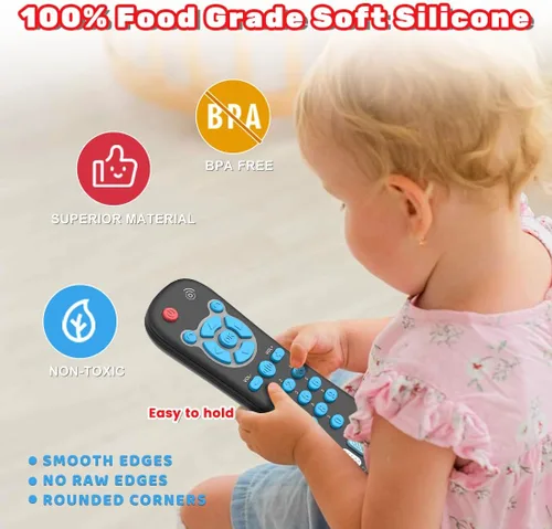 Miniatura 3 de Juguete de Control Remoto para Bebé para Niños y Niñas de 1 Año de Edad Regalos Juguete de Control Remoto de TV Realista para Niños Pequeños