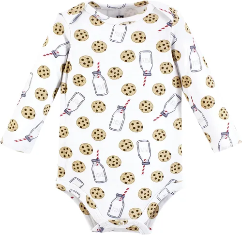 Miniatura 54 de Hudson Baby Body unisex de algodón de manga larga para bebé, leopardo rosa rojo