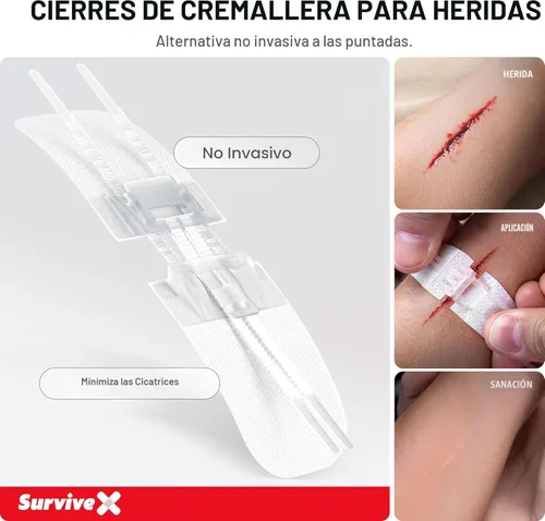 Miniatura 7 de SurviveX Kit Grande de Primeros Auxilios para Automóvil, Viajes y Hogar – Kit de Emergencia para Senderismo, Camping, Mochilerismo y al Aire Libre
