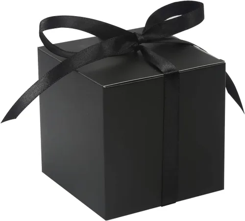 Miniatura 11 de COTOPHER 100 cajas de regalo pequeñas, cajas de regalo de 2 x 2 x 2 pulgadas, cajas de regalo de papel con cintas, caja de dulces para recuerdos
