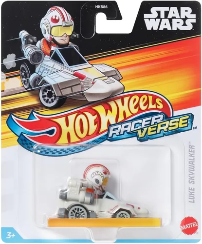 Miniatura 5 de Hot Wheels Racer Verse Luke Skywalker - Coche de juguete para niños a partir de 3 años Regalo para niños y coleccionistas, HKC07