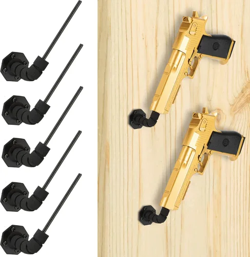 TRIPLE DEER Pistola de barril de montaje múltiple para exhibición o almacenamiento oculto 90 grados