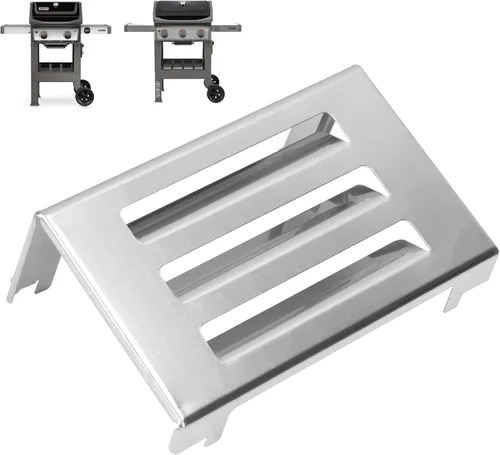 Miniatura 7 de QuliMetal 67060 Deflector de calor para parrillas Spirit II 200 y Spirit II serie 300 modelos años 2017 y posteriores, deflectores de calor de acero