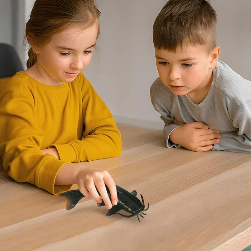Miniatura 6 de Kisangel Modelo artificial realista figura niños peces juguete modelo cognitivo