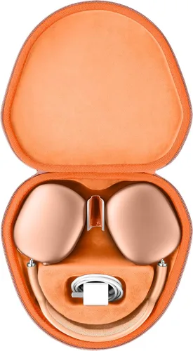 Miniatura 22 de co2CREA Funda rígida con modo de sueño, reemplazo para auriculares Apple AirPods Max inalámbricos de diadema (Funda negra)