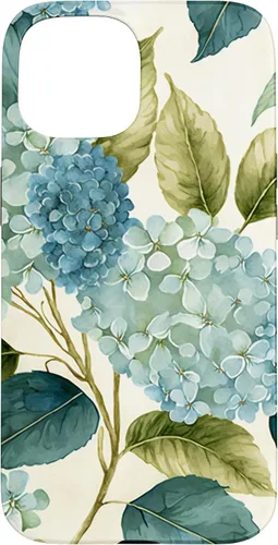 Miniatura 6 de Watercolor Shabby Chic Blue Hydrangeas Flower Case for iPhone 17
