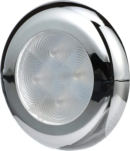 Miniatura 3 de Seachoice - Luz LED de cortesía para interiores, cromado/bisel blanco