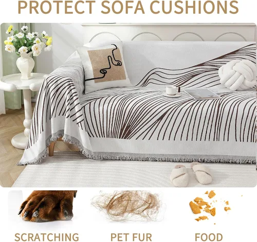 Miniatura 4 de Fundas antideslizantes para sofá Fundas para sofá de 2 cojines Fundas lavables para sofá aptas para mascotas, Fundas suaves y gruesas para sofá