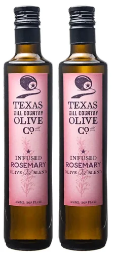 Miniatura 22 de Aceite de oliva infundido con albahaca de Texas Hill Country Olive Co. - Aceite de oliva extra virgen prensado en frío gourmet - Ideal
