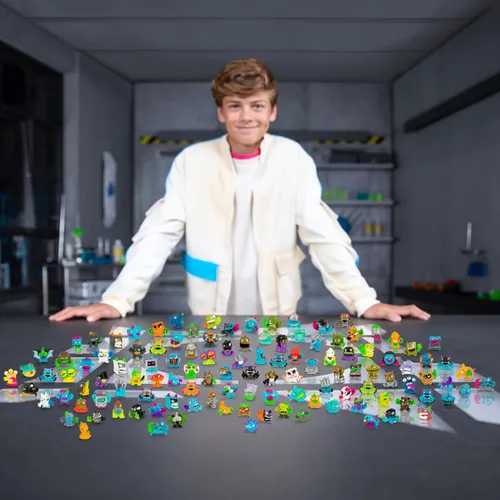 Miniatura 6 de MrBeast Lab Paquete de laboratorio Swarms, experimenta añadiendo agua, agitando tubo de ensayo y revelando 5 unidades de personajes coleccionables