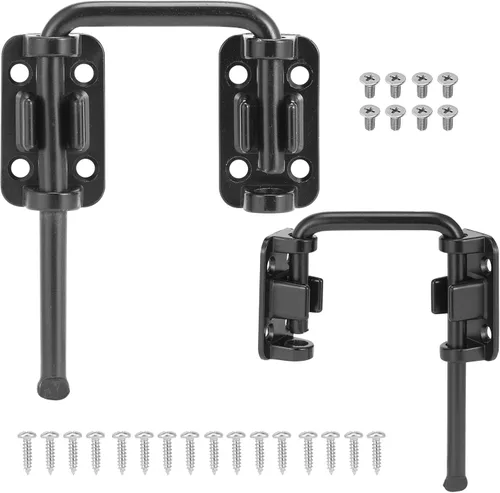 Miniatura 8 de HBL' Cerradura para puerta corrediza de vidrio, cerradura de seguridad infantil para puerta corredera de patio y pestillo de bucle, flexible