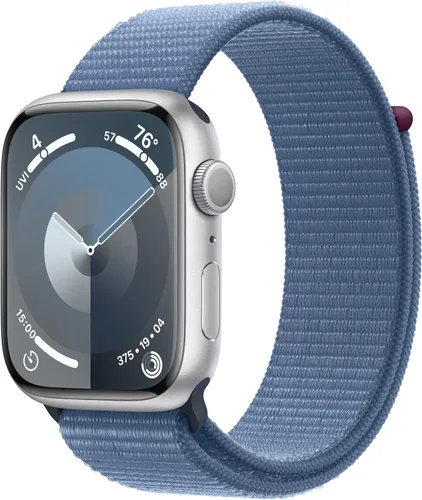 Miniatura 12 de Apple Watch Series 9 [GPS 41mm] SmartWatch con caja de aluminio rosa con correa deportiva rosa claro S/M. Rastreador de fitness, aplicaciones