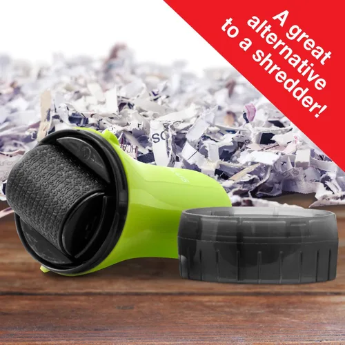 Miniatura 5 de Guard Your ID Wide Advanced Roller 2.0 - Sello de seguridad para prevención de robo de identidad, color verde