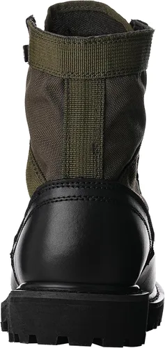 Miniatura 68 de Botas militares de WIDEWAY para hombres, botas de combate de jungla tácticas de cuero resistente al deslizamiento, negras, para hombres, todo