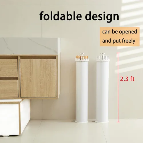 Miniatura 5 de JOOM Trípode de Secado de Ropa, Perchero Portátil y Plegable para Ahorro de Espacio, Perchero de Secado de Ropa para Lavandería - Perchero de Ropa