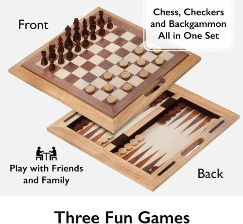 Miniatura 5 de Mainstreet Classics Dutchman - Juego de mesa plegable 3 en 1
