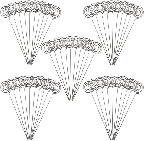 50 soportes para tarjetas de 6 pulgadas, soporte para tarjetas de lugar, soporte para fotos, notas, soporte para notas, abrazadera de arcilla,