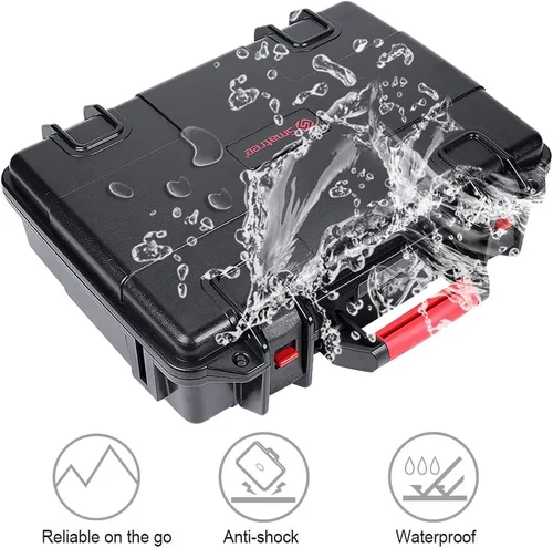 Miniatura 5 de Smatree Funda de transporte de 17.6L compatible con DJI Mavic 2 Pro/Mavic 2 Zoom con espuma precortada para DJI Smart Controller y control remoto