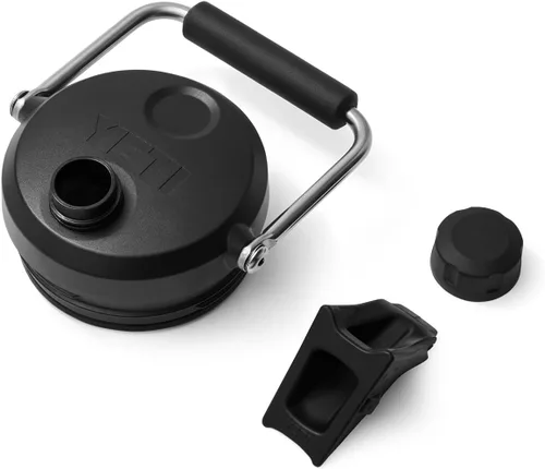 Miniatura 7 de YETI Rambler - Jarra de galón 2.0, aislada al vacío, a prueba de fugas, acero inoxidable con tapa magnética, color verde bosque negro