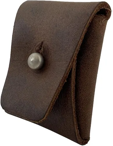 Miniatura 3 de Hide & Drink, Leather Minimalist Coin Pouch, SD Card Holder, Wallet and Cash Organizer, Handmade Includes 101 Year Warranty