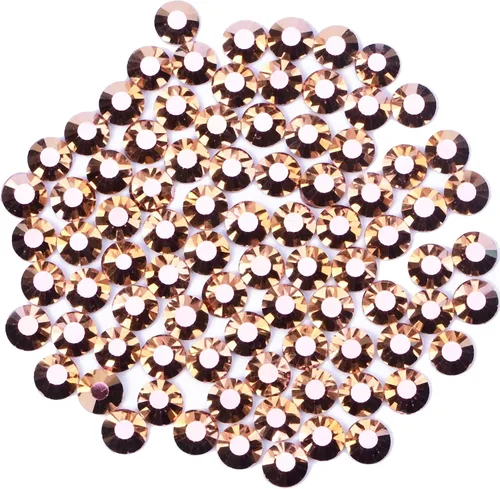 Miniatura 8 de Massive Beads 7800 vasos de hierro termoadhesivos con parte trasera plana, 5 tamaños, diamantes de imitación para hacer proyectos de bricolaje