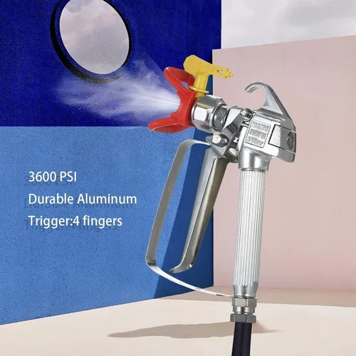 Miniatura 5 de Kit de pistola de pintura sin aire, 9 piezas con 2 puntas 517 y protector de boquilla, 5 filtros de pistola pulverizadora de pintura sin aire
