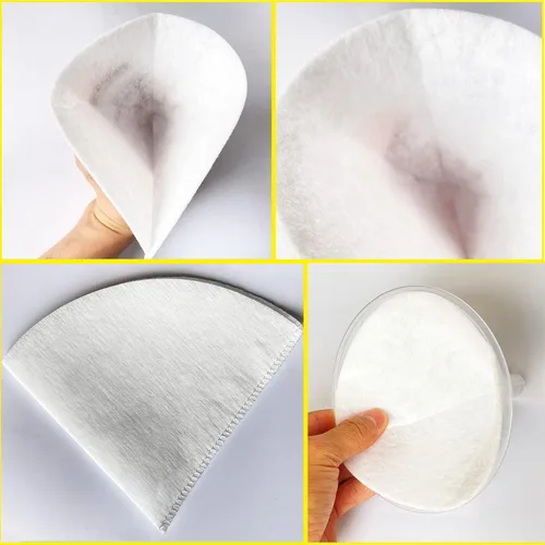 Miniatura 3 de 50 conos de filtro de 4.5" Filtros de aceite para freidora Filtro de aceite no tejido Cono de filtro de grasa Conos de filtro de aceite Mejor