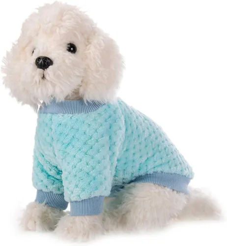 Miniatura 6 de Suéter para perro, paquete de 2 o 3 suéteres para perros pequeños y medianos o gatos, ropa cálida de franela suave para perros hembras o niños