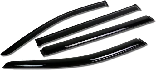Miniatura 27 de Dodge Grand Caravan / Chrysler Town & Country protector deflector de lluvia, parasol para pegar en el vidrio, 2 unidades.