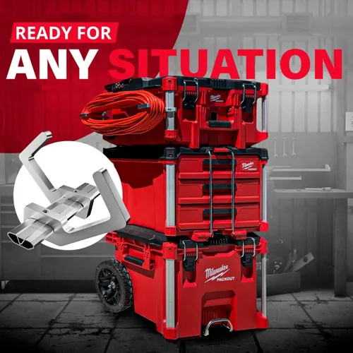 Miniatura 5 de Soporte para cable de extensión Packout para el sistema Alpha Rail Compatible con la caja de herramientas Packout de Milwaukee - Se ajusta a