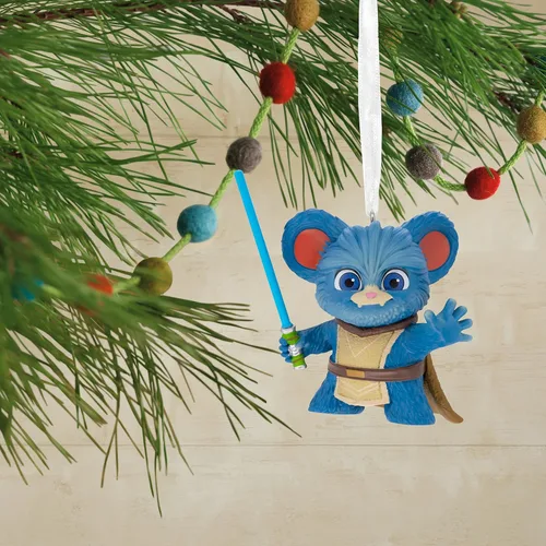 Miniatura 5 de Hallmark Adorno navideño colgante de Star Wars: Aventuras de jóvenes Jedi Nubs Rueda grande